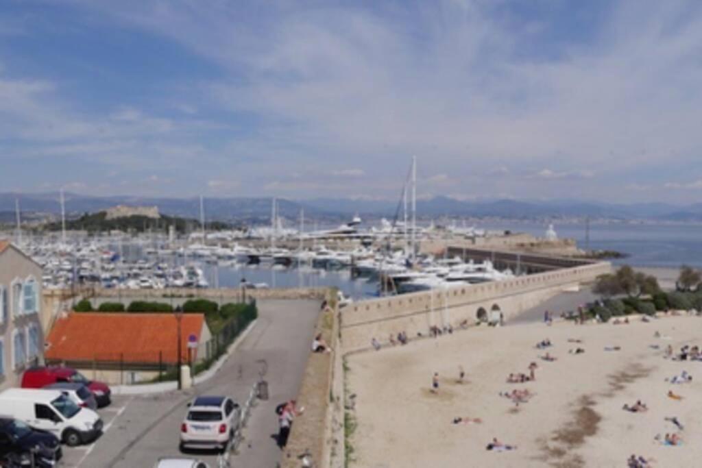 Bord De Mer - Ac, Wifi, Chic, Sea View, Beach 2 Minutes Walk Antibes Extérieur photo